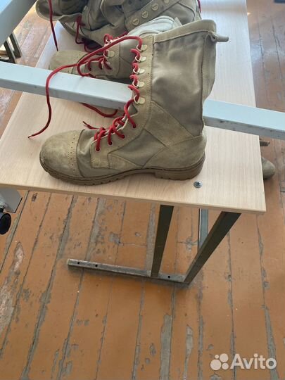 Берцы облегчееные, замша и текстиль