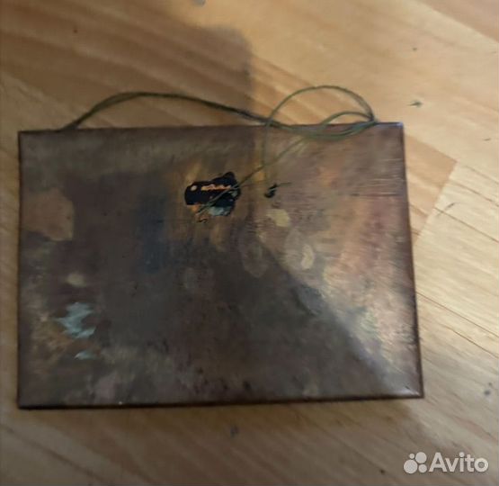 Картина металл винтаж