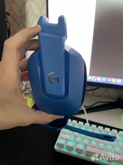 Logitech G G733 LightSpeed, blue