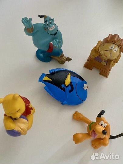 Фигурки Винни Винни Рыбка Дори Bullyland Disney