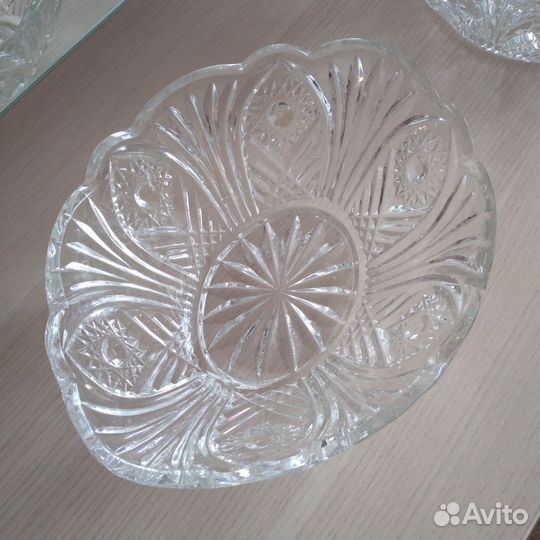 Салатник хрустальный