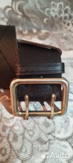 Ремень офицерский кожаный