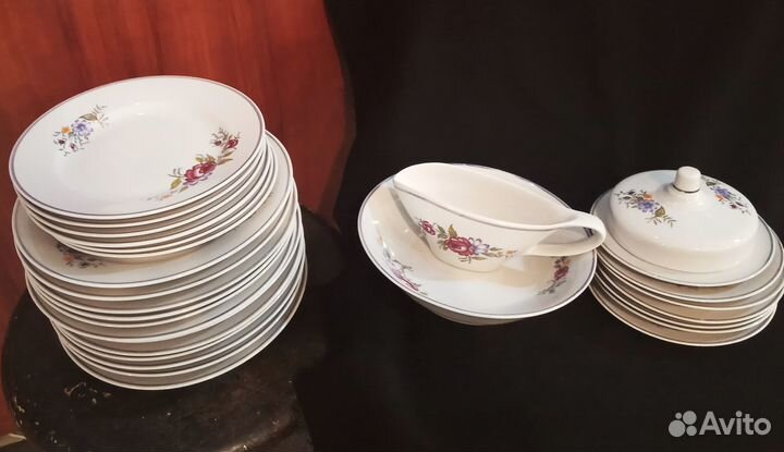 Столовый сервиз СССР Дулево Тарелки набор