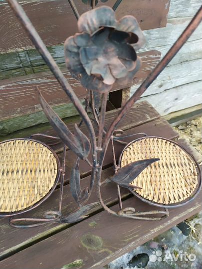 Подставка для цветов напольная металлическая