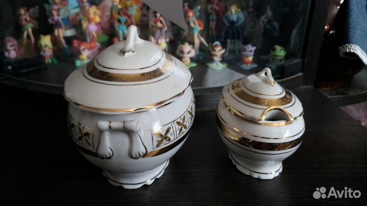 Соусник, горчичница фарфор СССР Киевский завод