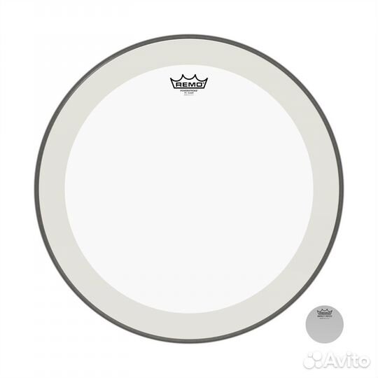 Remo P4-1320-C2 Bass, Powerstroke 4, Clear пластик