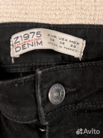 Шорты джинсовые черные denim S