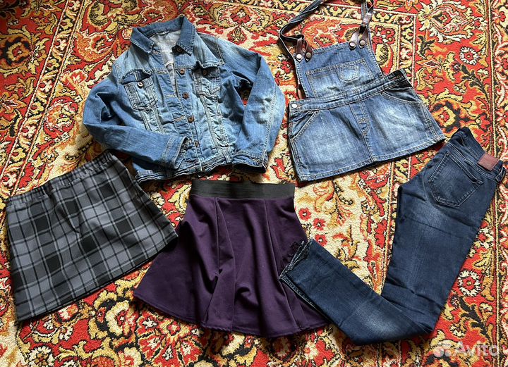 Вещи для девочки пакетом 152-158