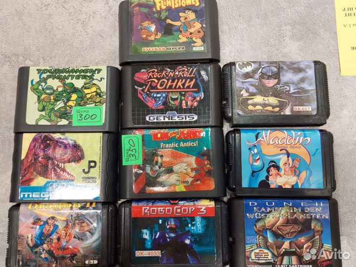 Катриджи для dendy sega