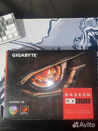 Видеокарта rx570 4gb