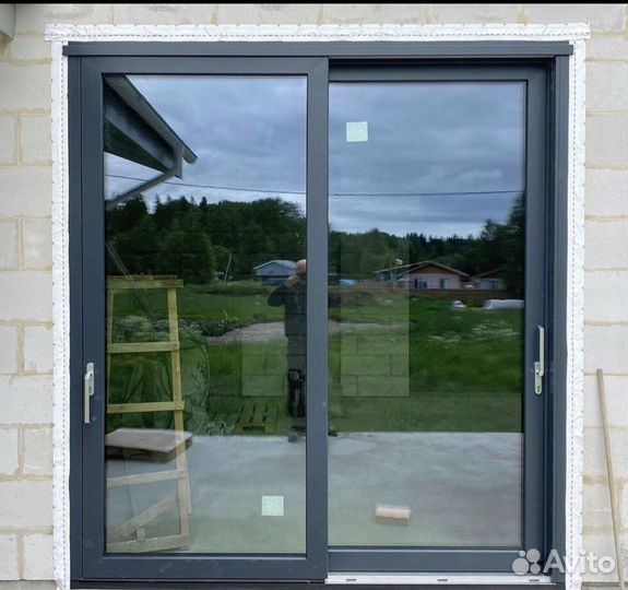 Раздвижная система алюминевые тёплые холодные