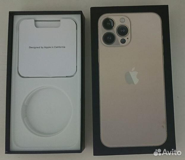 Коробка iPhone 13 pro max gold