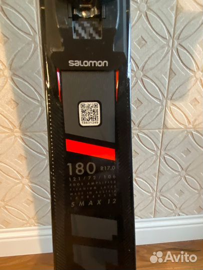 Горные лыжи Salomon smax12 Edge Amplifier180 R17.0