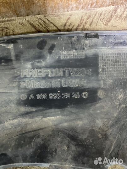 Mercedes ml166 губа бартера левый