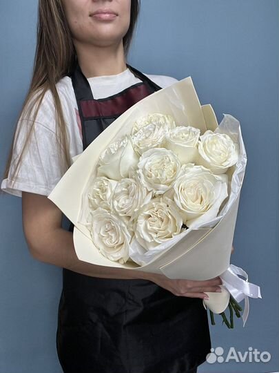 25, 51, 101 Пионовидные пион белые розы Эквадор