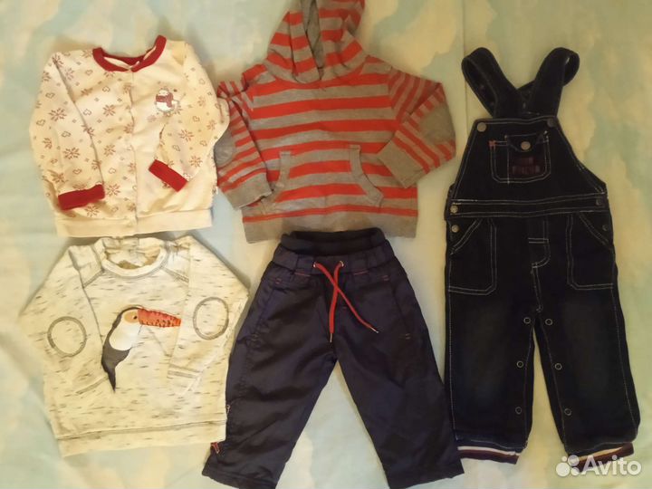 Вещи пакетом для мальчика на 9-12 мес (1год)