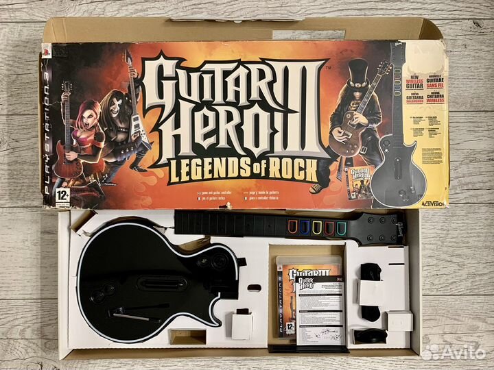 Гитары Guitar hero PS3/PS2/Xbox360/PC в коробках