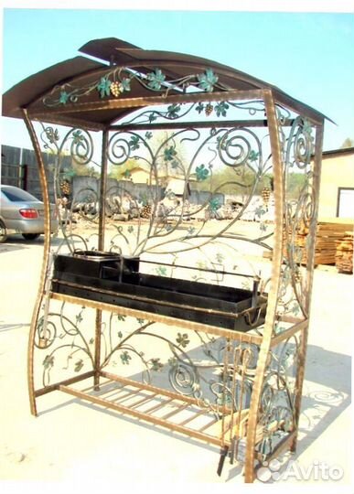 Мангал С печкой под казан