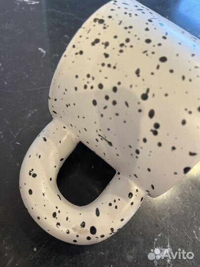 Кружка керамическая в крапинку