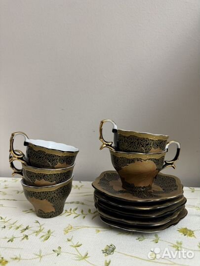 Кофейный фарфоровый сервиз Yamasen (Япония)