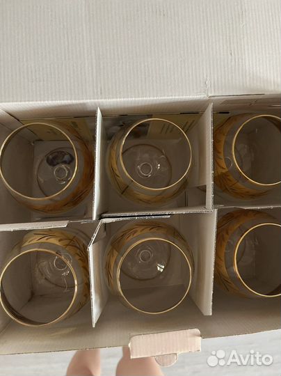 Бокалы коньячные новые