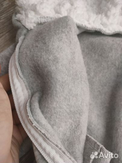 Толстовка тёплая, на молнии