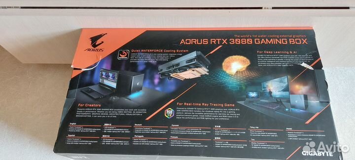 Gigabyte RTX 3080 aorus gaming BOX LHR GV-N3080ixe