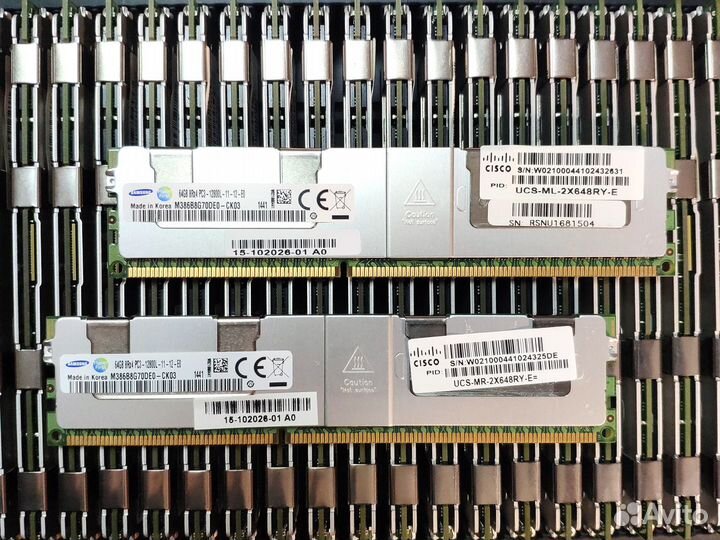DDR3 REG 64Gb PC3-12800L Samsung M386B8G70DE0-CK0