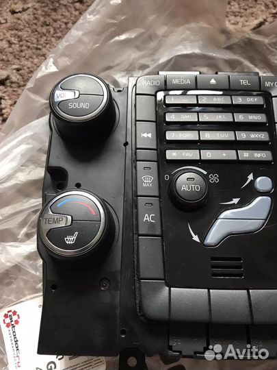 Панель блока климата Volvo