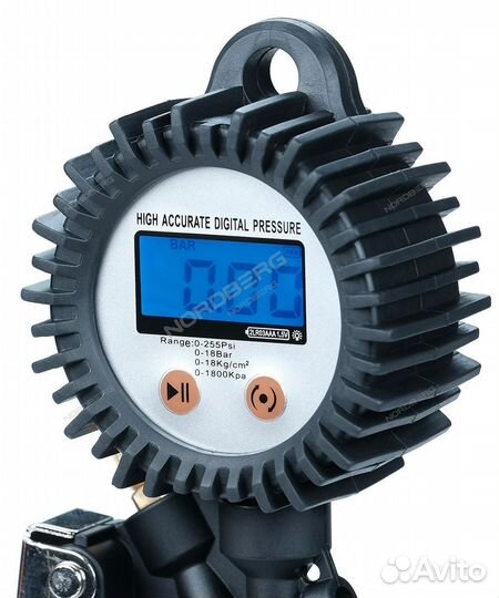 Пистолет для подкачки колес С цифровым манометром
