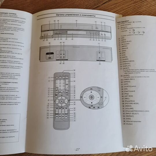 Видеомагнитофон Panasonic NV-MV40