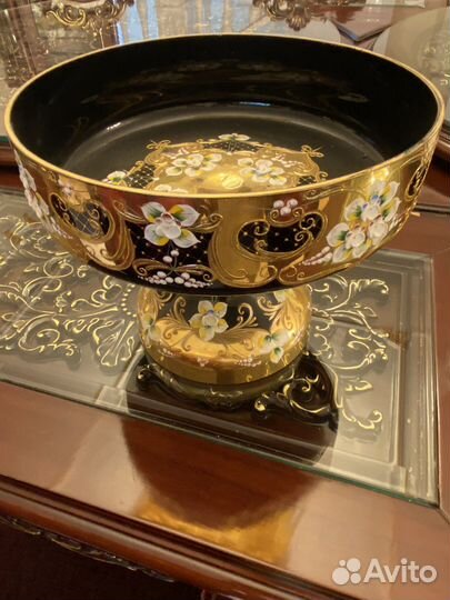 Ваза для фруктов богемия