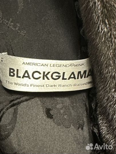 Шуба норковая blackglama р.48-52