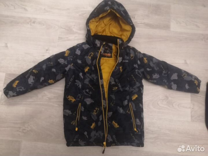 Вещи пакетом на мальчика 122 128 куртка