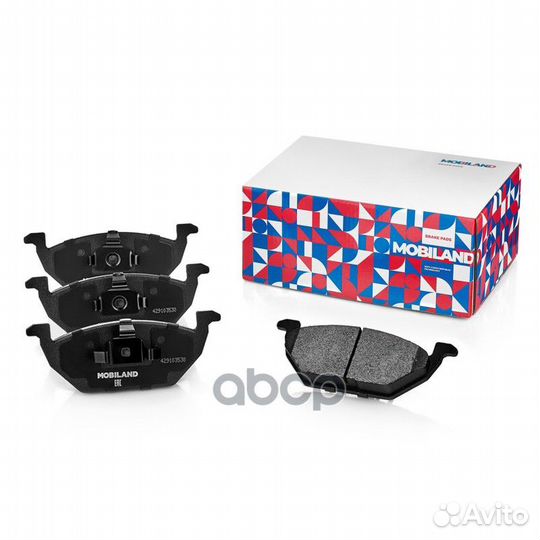 Колодки тормозные дисковые перед 429103530 mobi