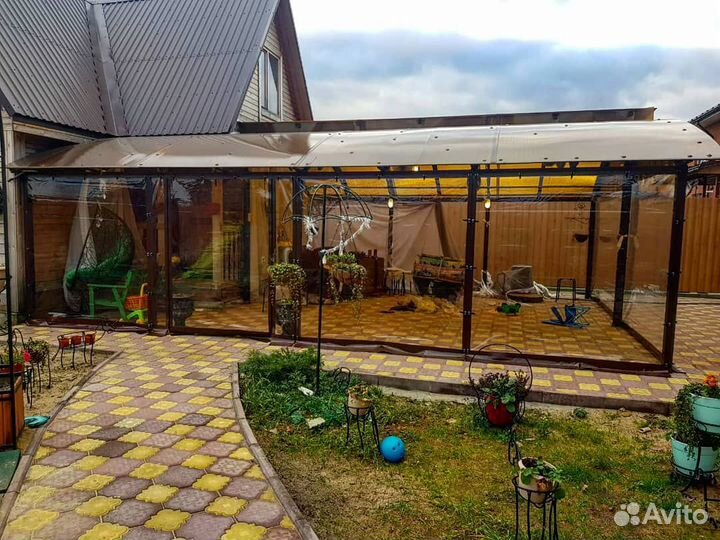 Мягкие окна для веранды