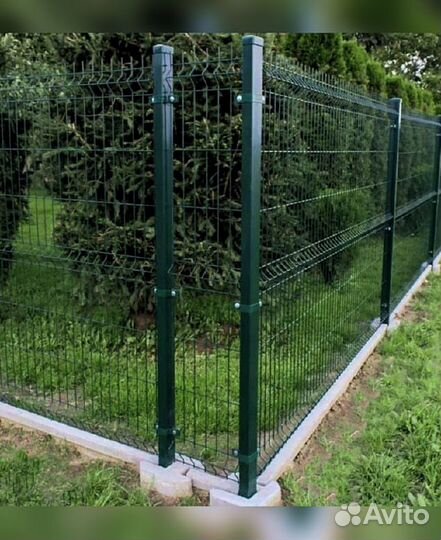 Сетка для забора 3d