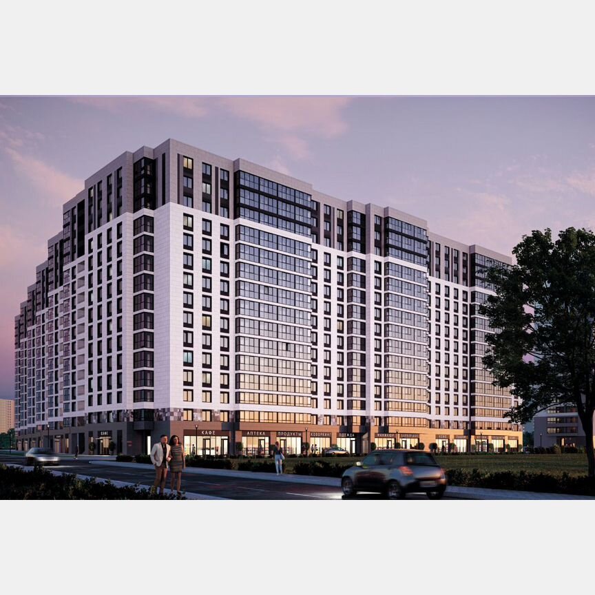 1-к. квартира, 51 м², 10/16 эт.