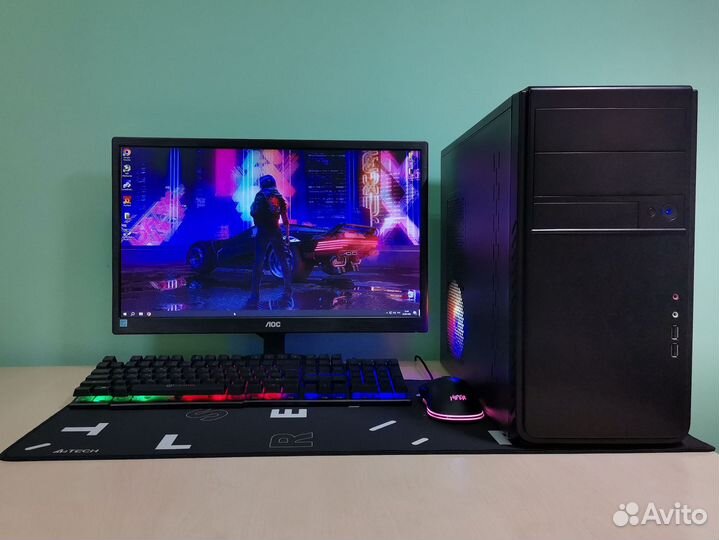 Игровой пк Intel i5 / GTX 1050ti 4gb / С Монитором