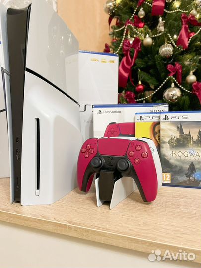 Sony playstation 5 slim с дисководом 2 джостика