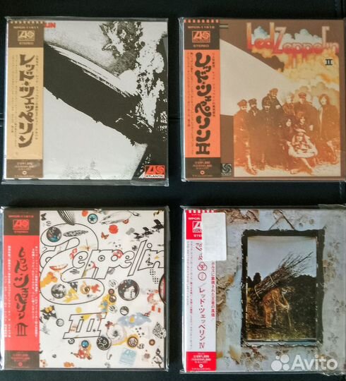 CD Mini-LP King Crimson, Led Zeppelin из Японии