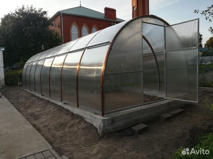Теплица сдвижная крыша