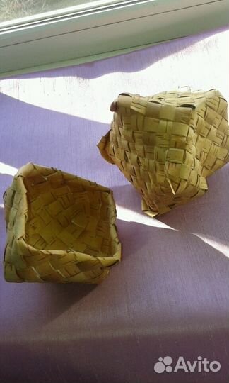 Короб из бересты ранний советский период