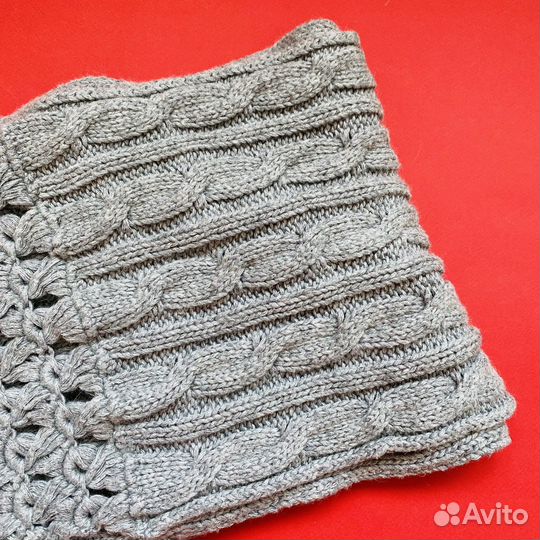 Женский шерстяной шарф. Длина - 1,85 м. Б/у