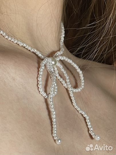 Ожерелье бантик