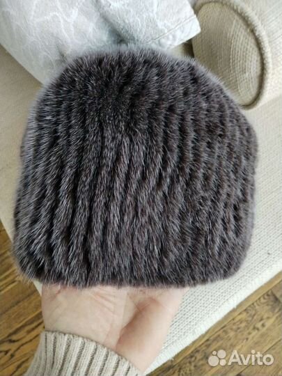 Шапка норковая женская