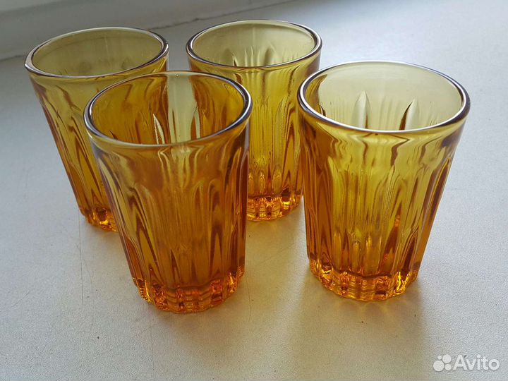 Стопки карамельное стекло коллекция