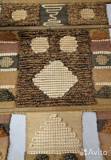 Настенное панно гобелен в стиле бохо, ручная работ