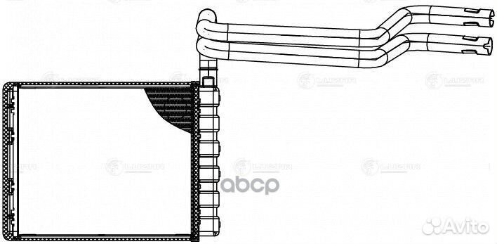 Радиатор отопителя LRh 1075 LRH1075 luzar