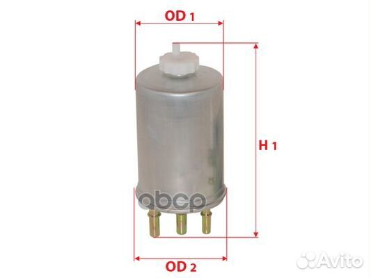 Фильтр топливный;ssangyong kyron 2.0 2005 - / S